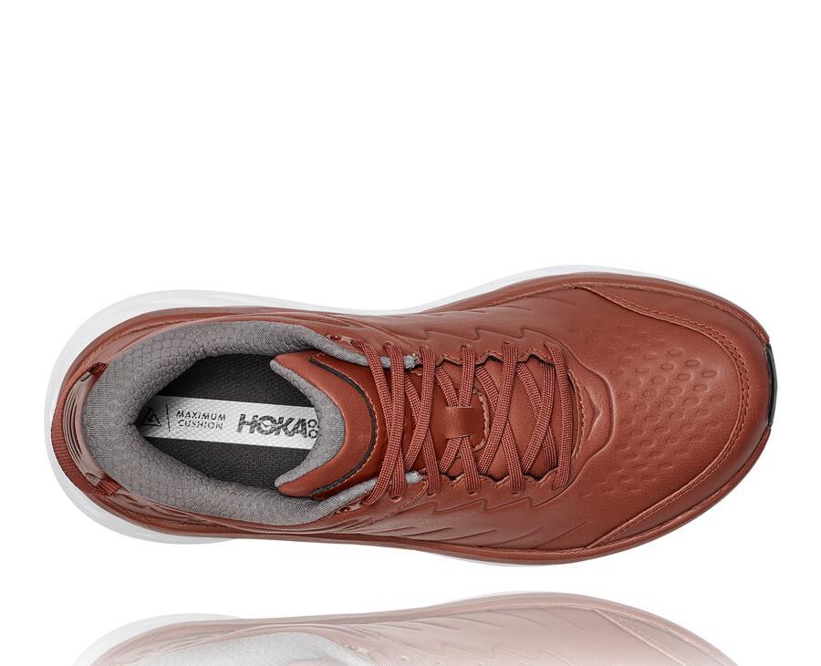 Running Shoes Mens - Hoka One One Bondi Sr - Brown - CTOQSWZ-09